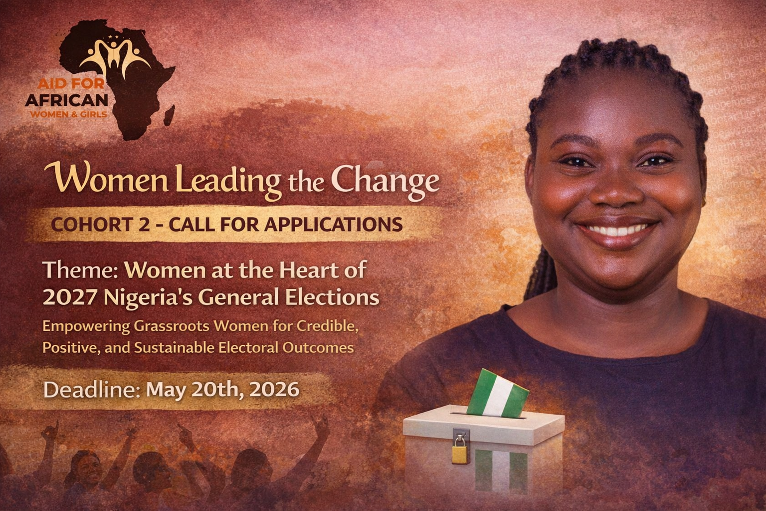 Call for Applications: Women Leading the Change (WLC) – Cohort 2